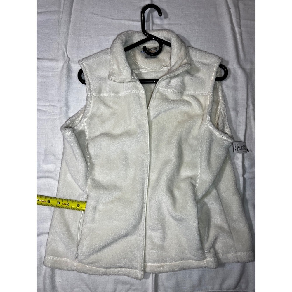 Womens Destination 10000 ft Above Sea Level Full Zip Vest. Size M White - Picture 10 of 11